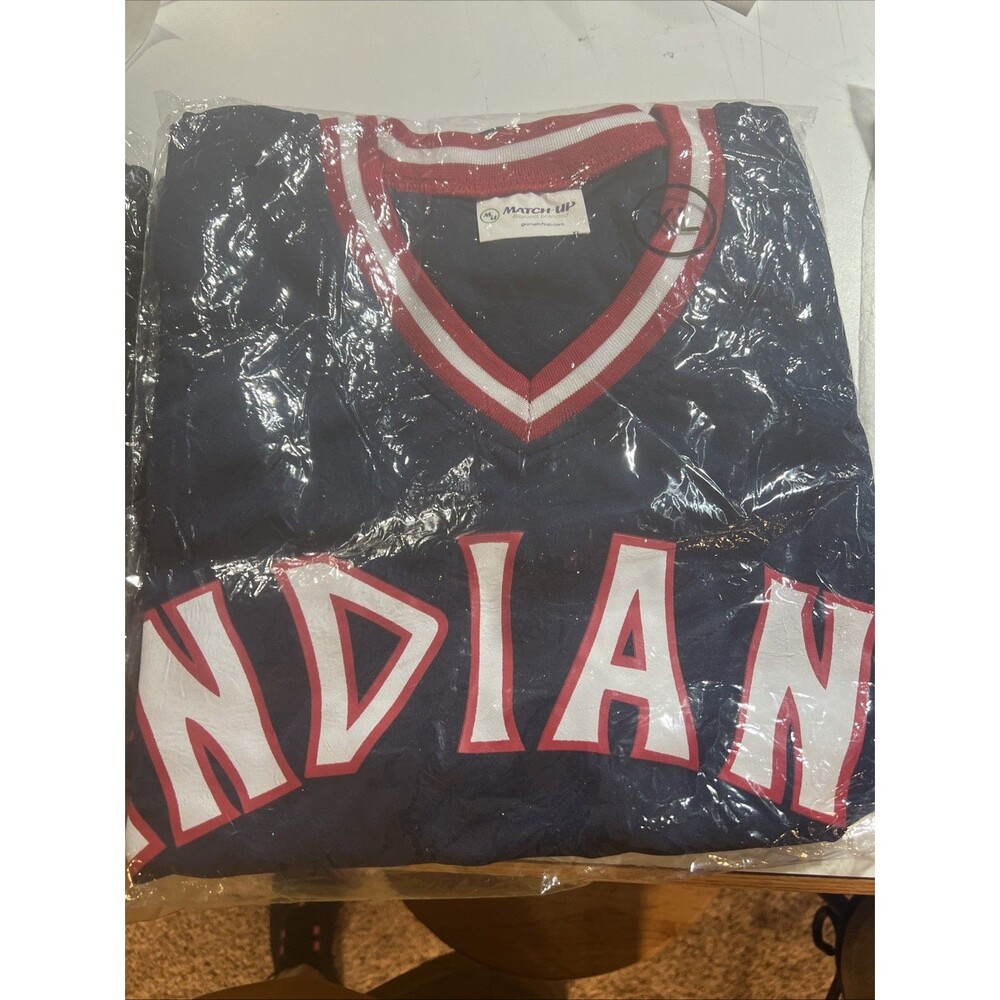 Vintage Cleveland Indians Sugardale Stadium Promo SGA Jersey Sz XL
